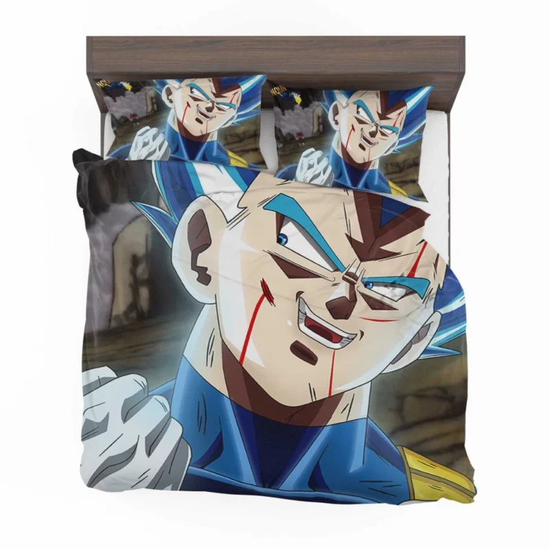 Royal Rivalry Vegeta Super Saiyan Blue Anime Bedding Set 1