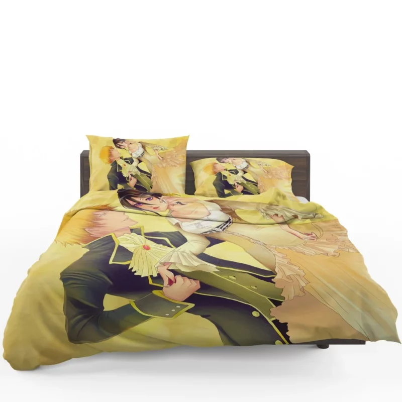 Rukia and Ichigo Unbreakable Bond Anime Bedding Set