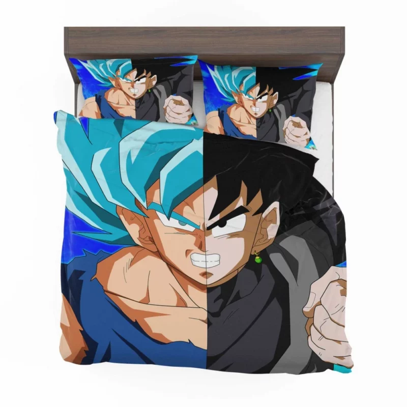 SSGSS Goku & Black Epic Confrontation Anime Bedding Set 1