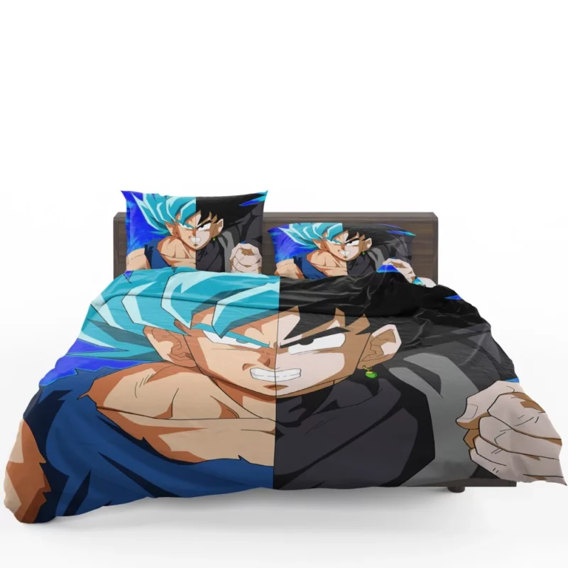 SSGSS Goku & Black Epic Confrontation Anime Bedding Set