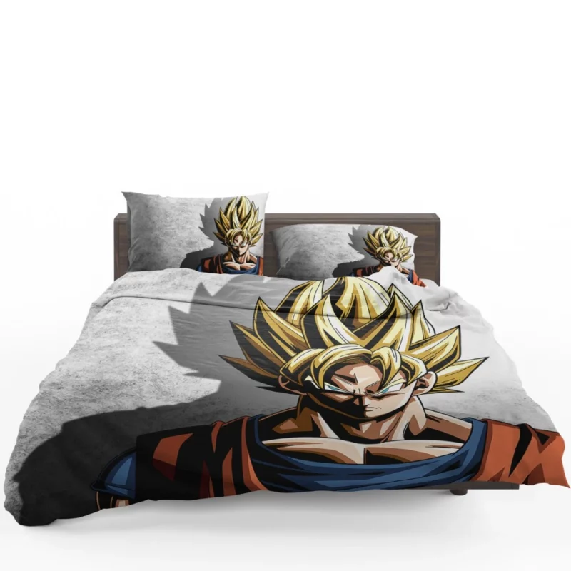 SSJ Goku Triumph and Battle Valor Anime Bedding Set