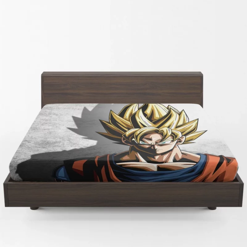 SSJ Goku Triumph and Battle Valor Anime Fitted Sheet 1