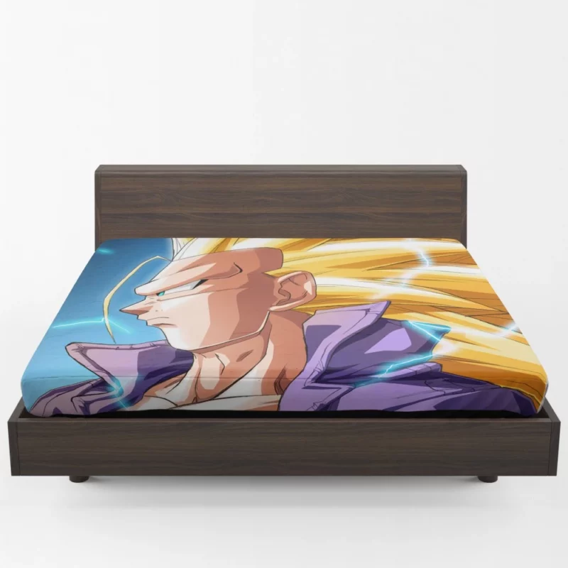 SSJ3 Trunks A Formidable Force Anime Fitted Sheet 1