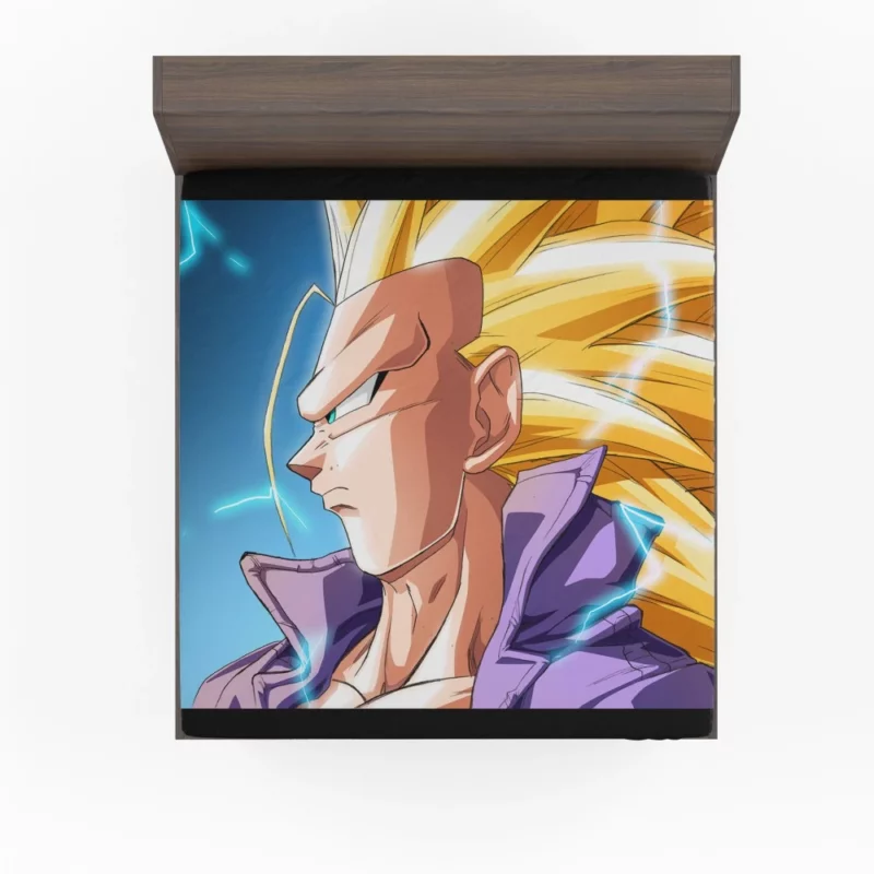 SSJ3 Trunks A Formidable Force Anime Fitted Sheet