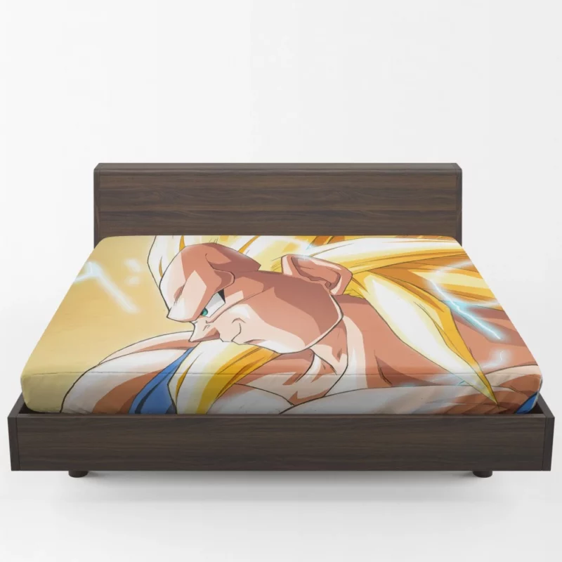 SSJ3 Valor Vegeta Fierce Battle Anime Fitted Sheet 1