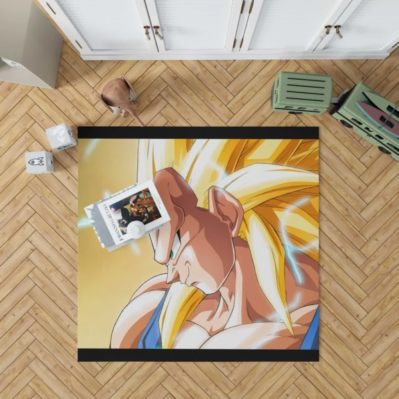 SSJ3 Valor Vegeta Fierce Battle Anime Rug