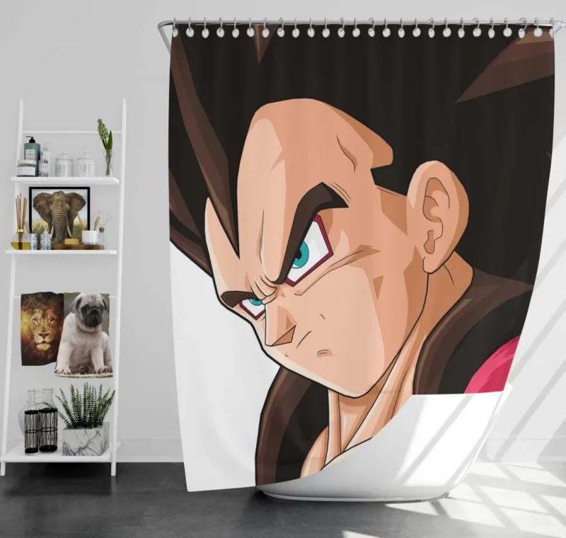 SSJ4 Evolution Vegeta Power Anime Shower Curtain