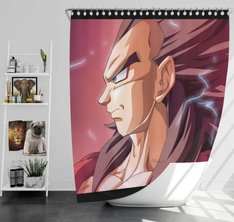 SSJ4 Fusion Vegeta Mighty Form Anime Shower Curtain