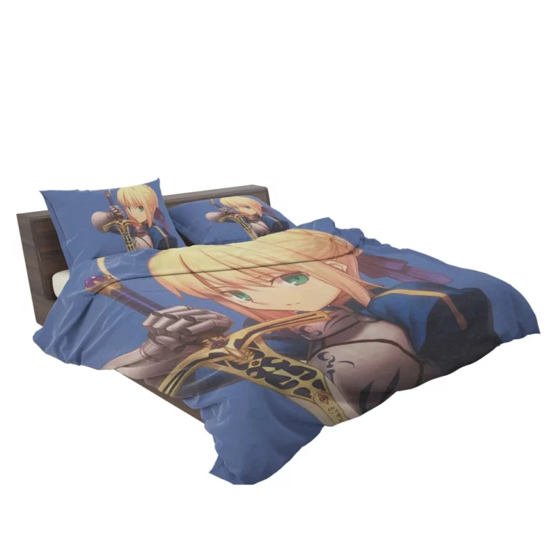 Saber Lily Excalibur Radiant Light Anime Bedding Set 2