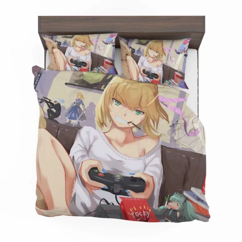 Saber Lily Fate Stay Night Graceful Heroine Anime Bedding Set 1