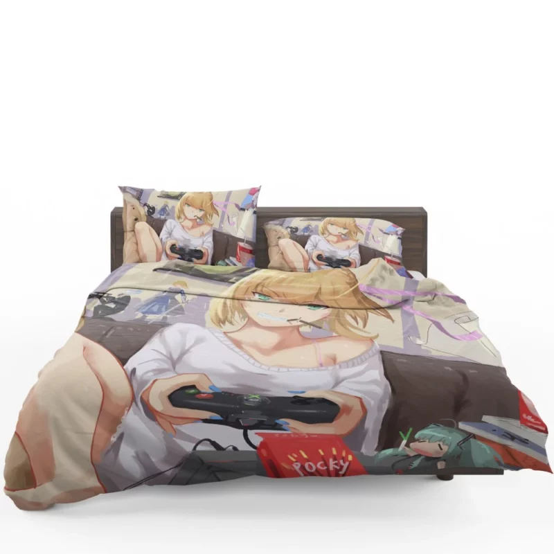 Saber Lily Fate Stay Night Graceful Heroine Anime Bedding Set