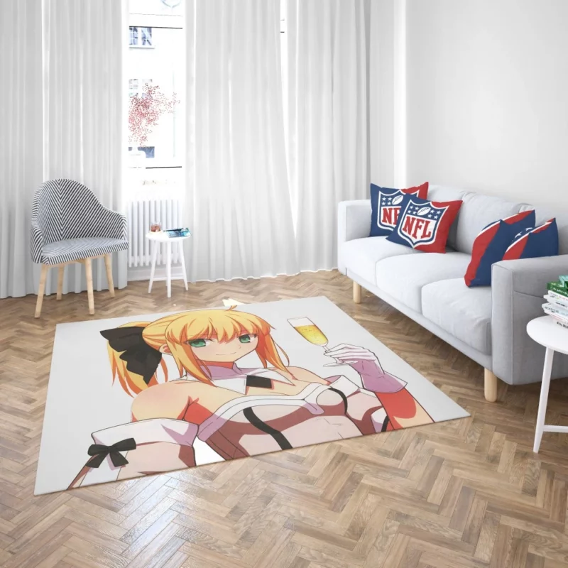 Saber Lily Fate Stay Night Radiant Sword Anime Rug 2