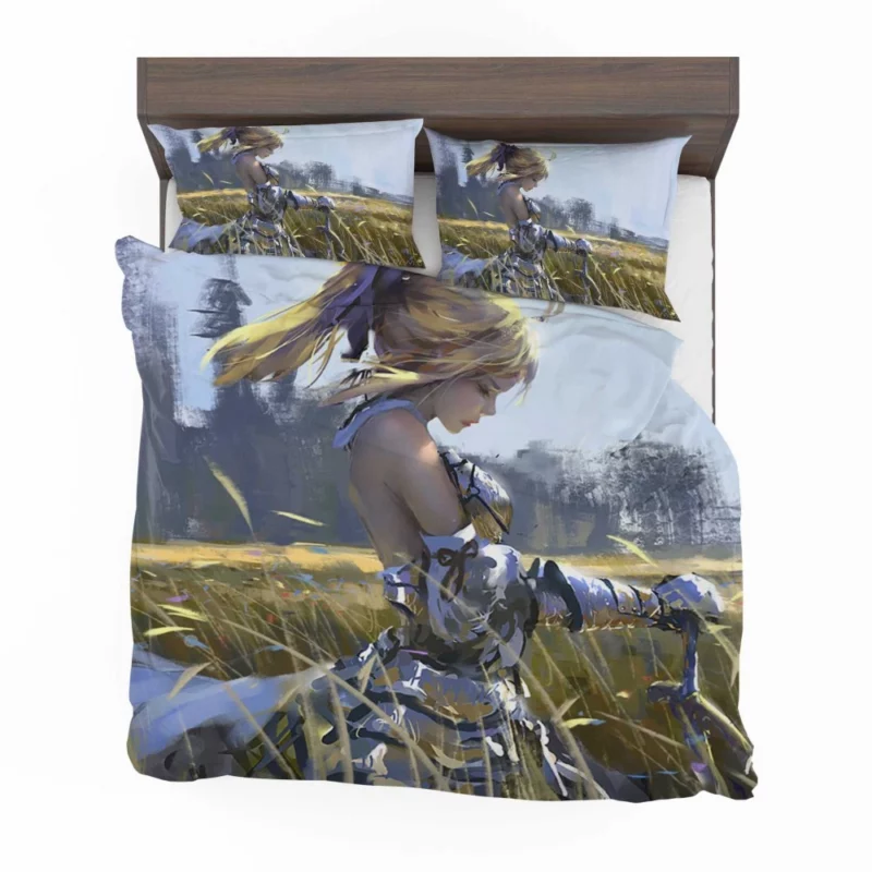 Saber Lily Radiant Heroine of Fate Series Anime Bedding Set 1