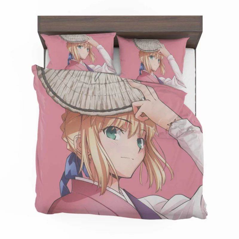 Saber Lily Windswept Beauty of Fate Series Anime Bedding Set 1