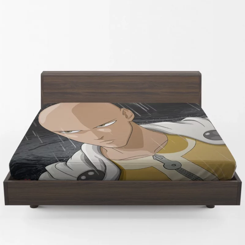 Saitama Epic Quest Continues Anime Fitted Sheet 1