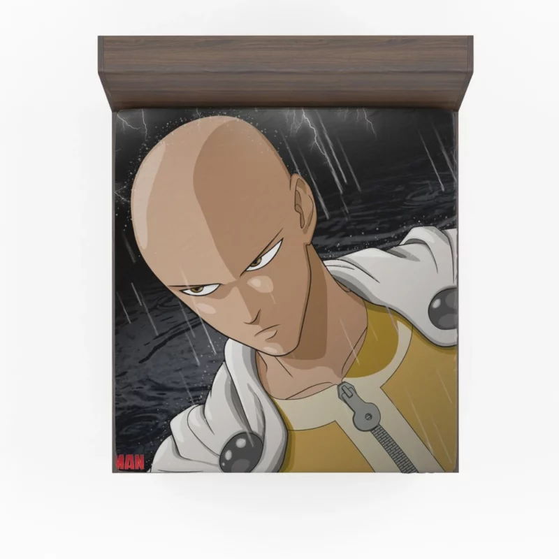 Saitama Epic Quest Continues Anime Fitted Sheet