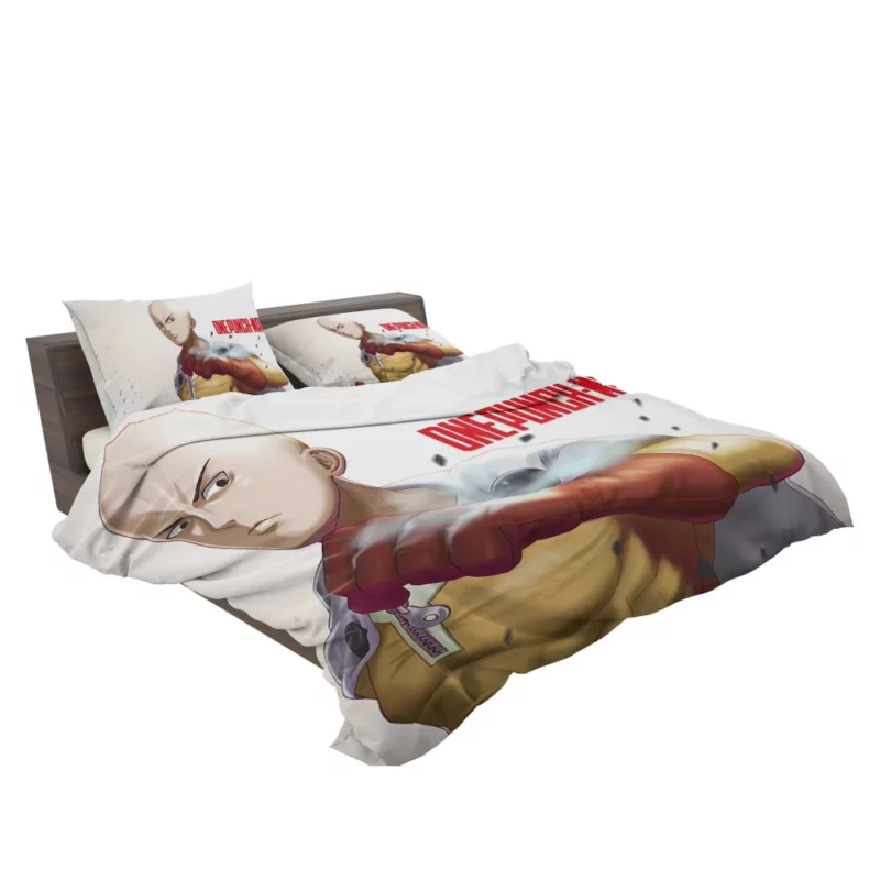 Saitama Heroic Adventures Await Anime Bedding Set 2