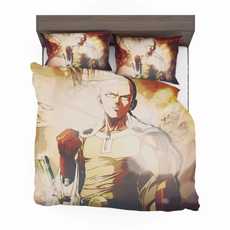 Saitama One Punch Hero Anime Bedding Set 1