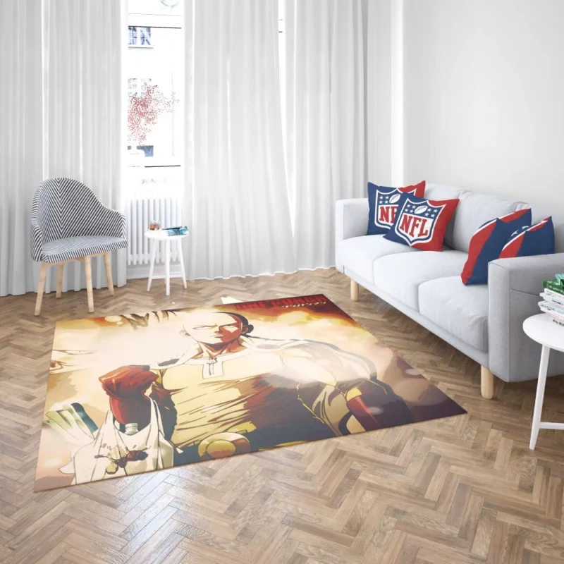 Saitama One Punch Hero Anime Rug 2