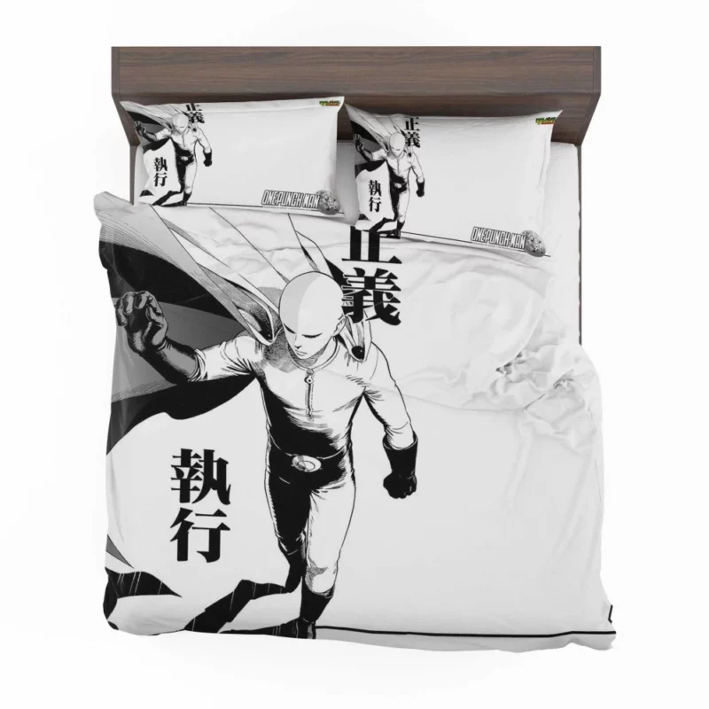 Saitama Power Unleashed Anime Bedding Set 1