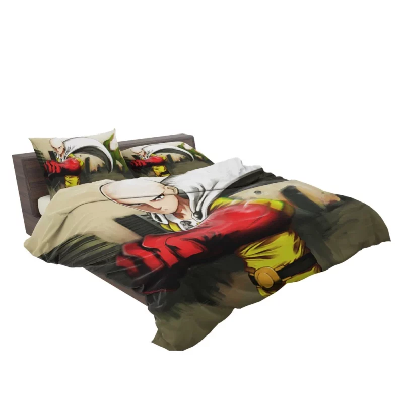 Saitama Unstoppable Hero Path Anime Bedding Set 2