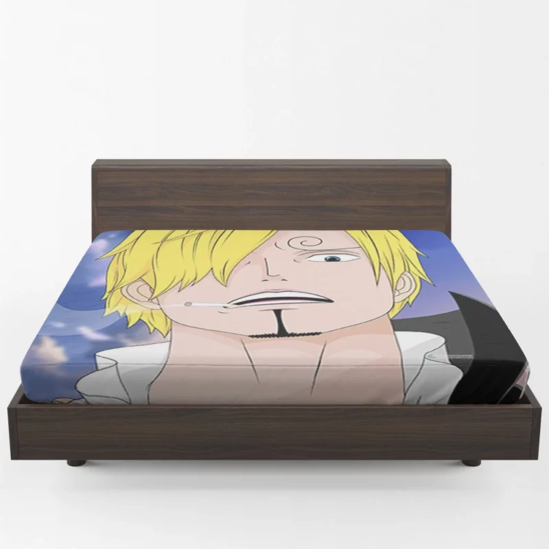 Sanji Culinary Adventures Anime Fitted Sheet 1