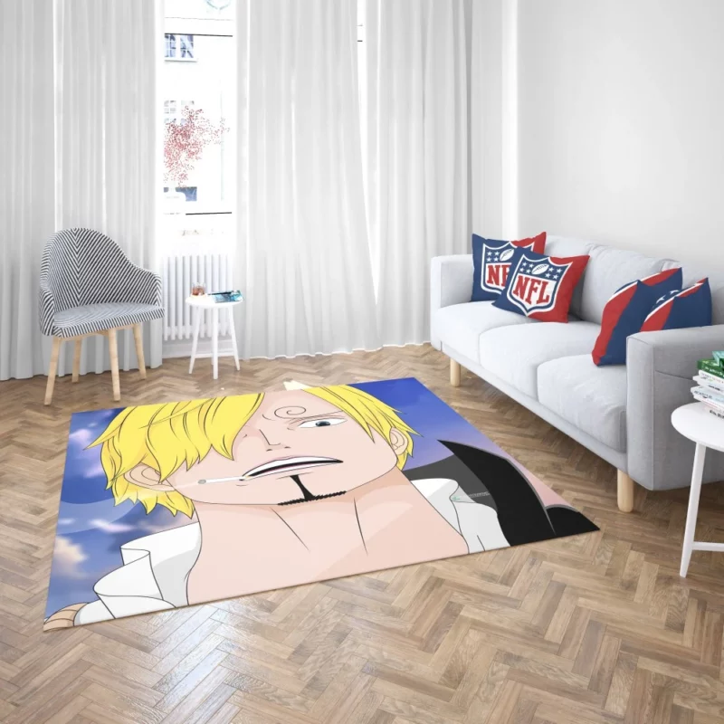 Sanji Culinary Adventures Anime Rug 2