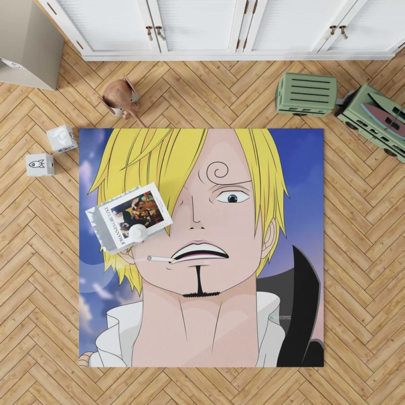 Sanji Culinary Adventures Anime Rug