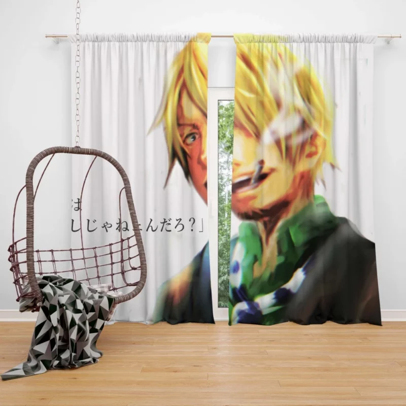 Sanji Delicious Journey Anime Curtain