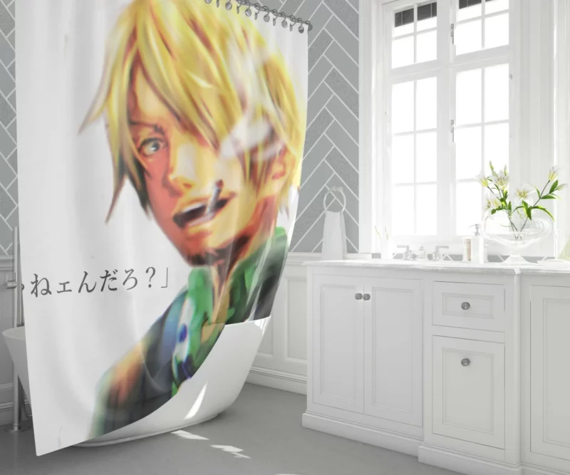 Sanji Delicious Journey Anime Shower Curtain 1