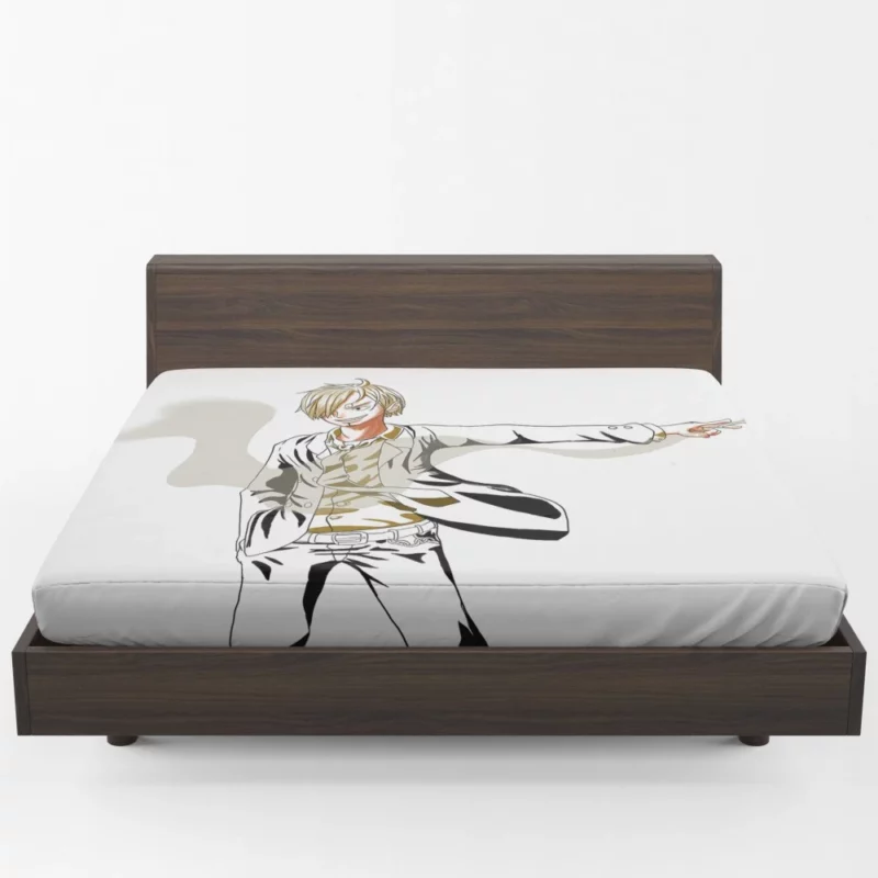Sanji Flavorful Quest Awaits Anime Fitted Sheet 1