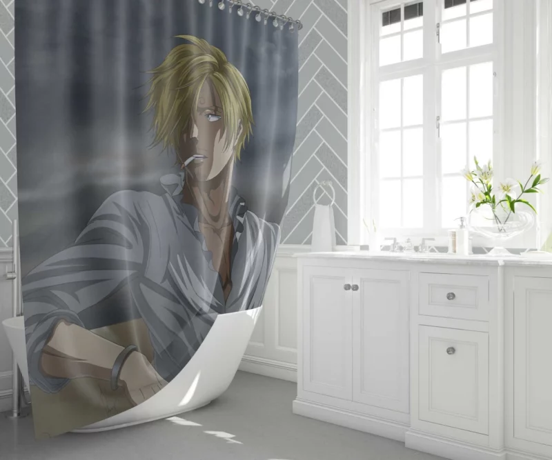 Sanji Master of Cuisine Anime Shower Curtain 1