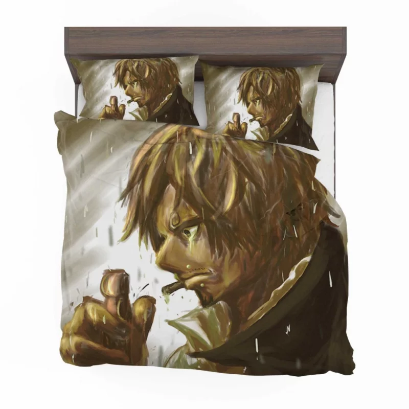 Sanji Pirate Cooking Passion Anime Bedding Set 1