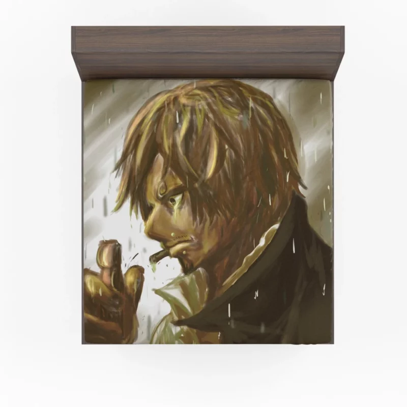 Sanji Pirate Cooking Passion Anime Fitted Sheet