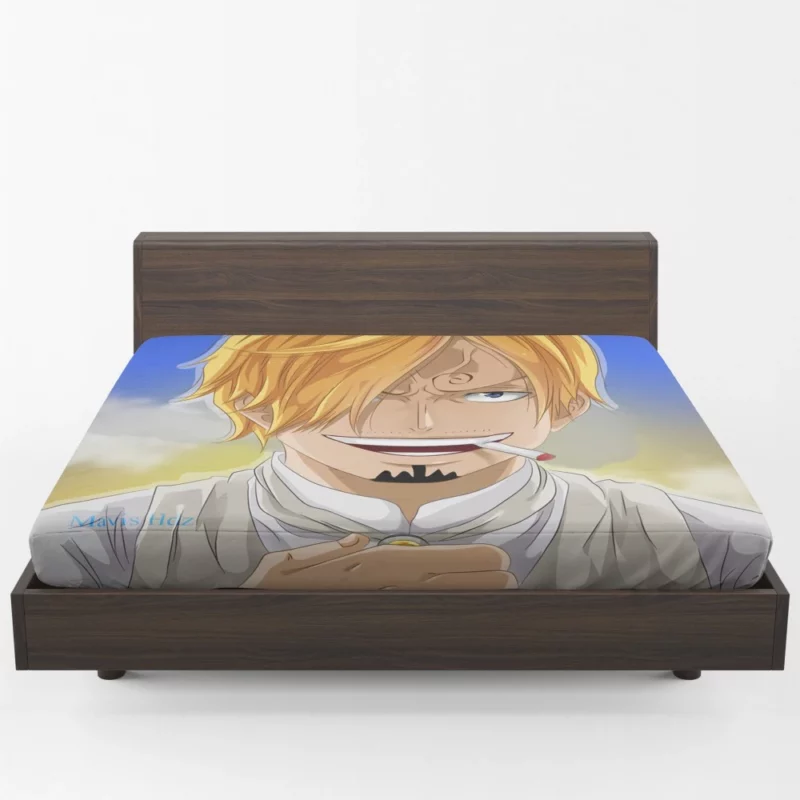 Sanji Pirate Flavorful Path Anime Fitted Sheet 1