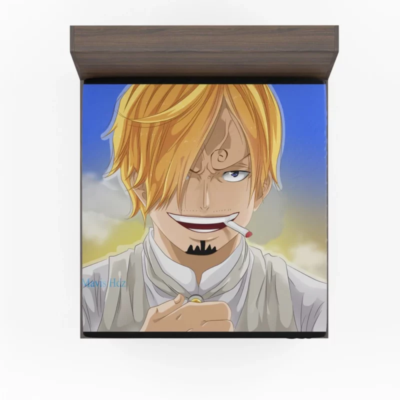 Sanji Pirate Flavorful Path Anime Fitted Sheet
