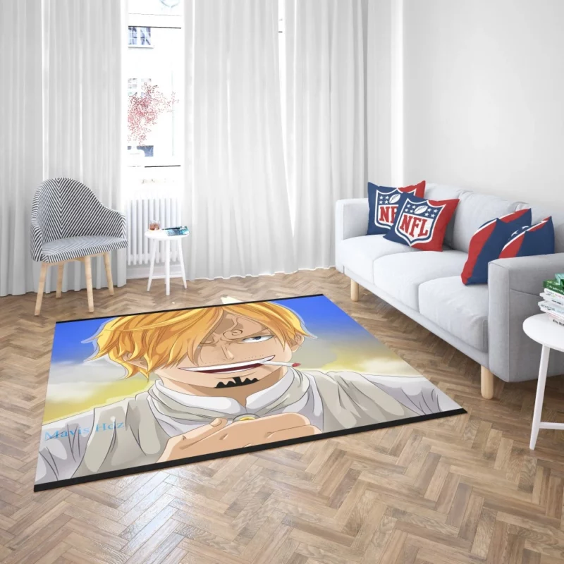 Sanji Pirate Flavorful Path Anime Rug 2