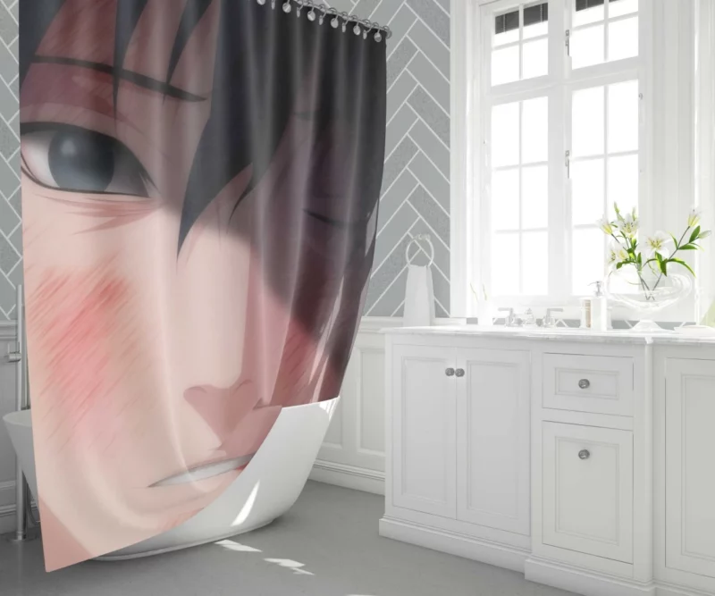 Sasuke Legacy Ninja Chronicles Anime Shower Curtain 1