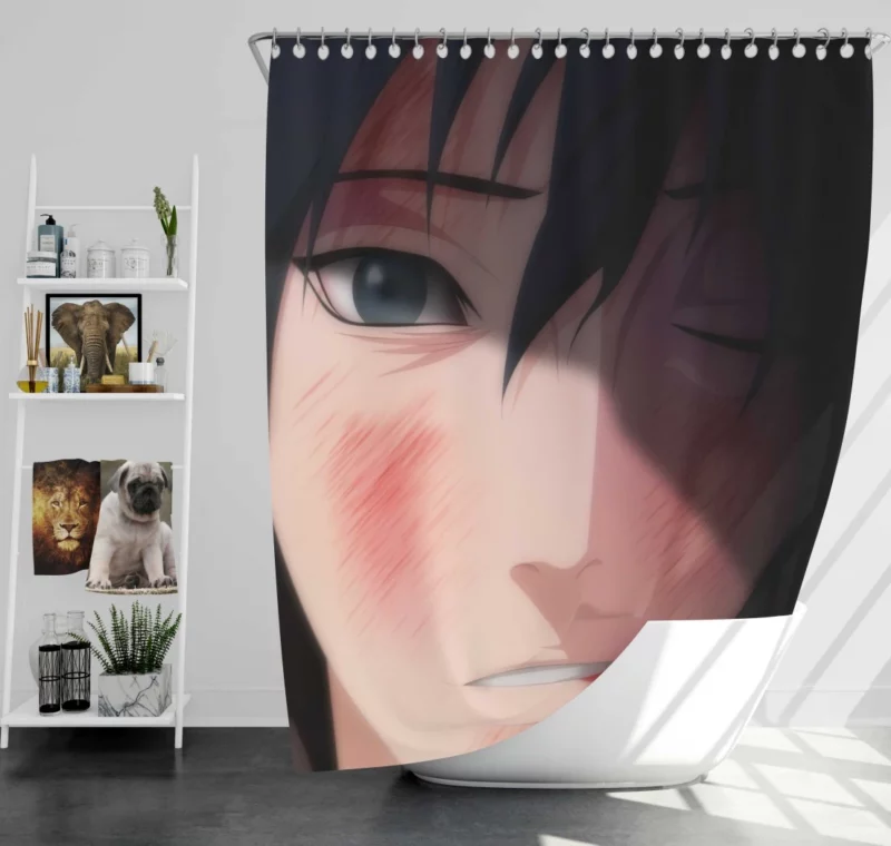 Sasuke Legacy Ninja Chronicles Anime Shower Curtain