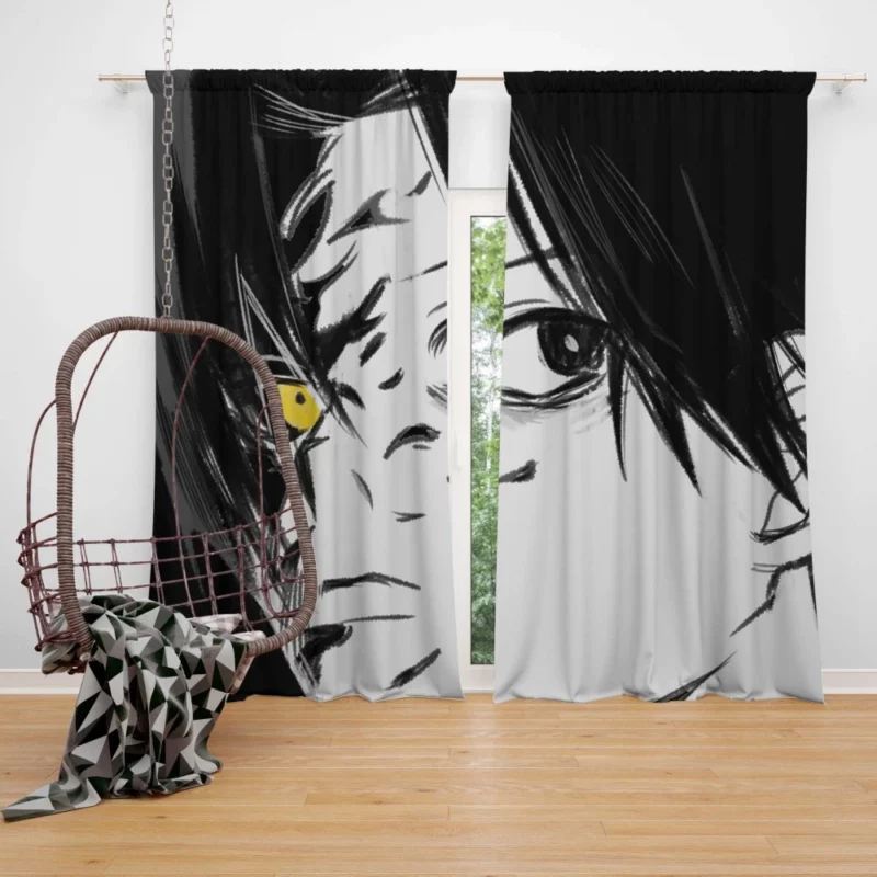 Sasuke Quest Shinobi Adventure Anime Curtain