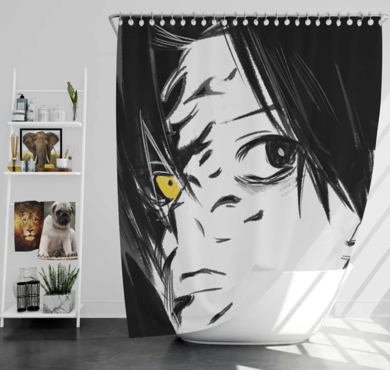 Sasuke Quest Shinobi Adventure Anime Shower Curtain