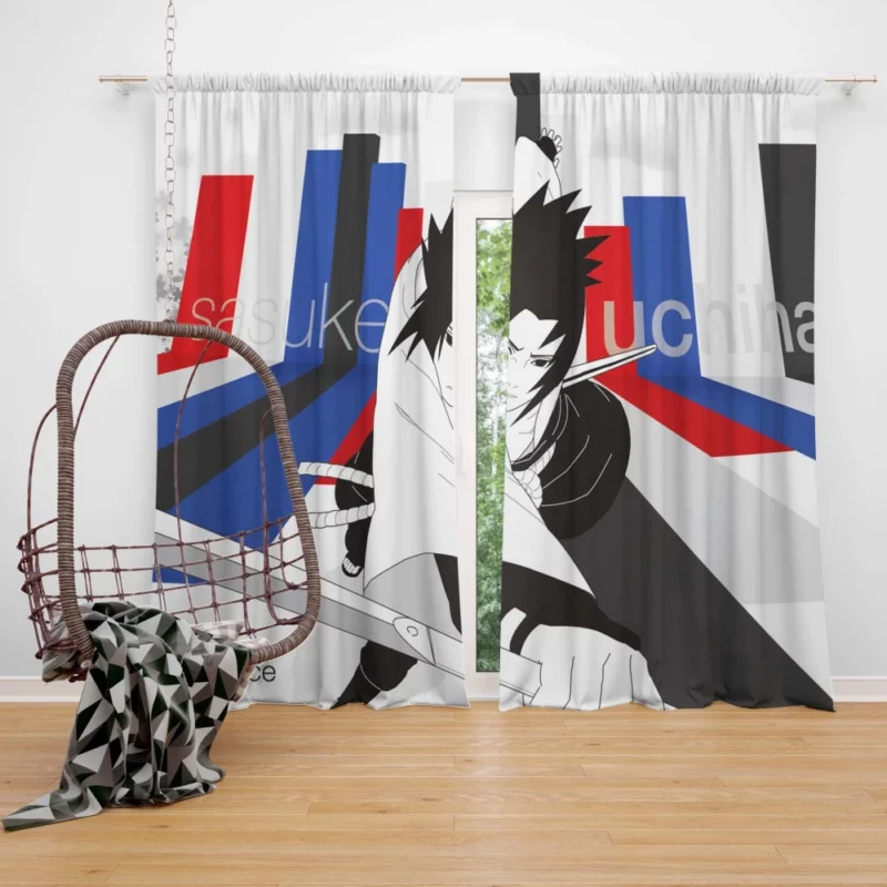 Sasuke Redemption Shinobi Chronicles Anime Curtain