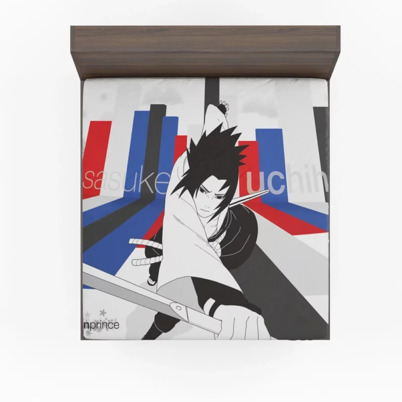 Sasuke Redemption Shinobi Chronicles Anime Fitted Sheet