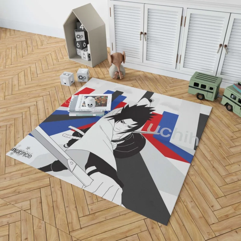 Sasuke Redemption Shinobi Chronicles Anime Rug 1