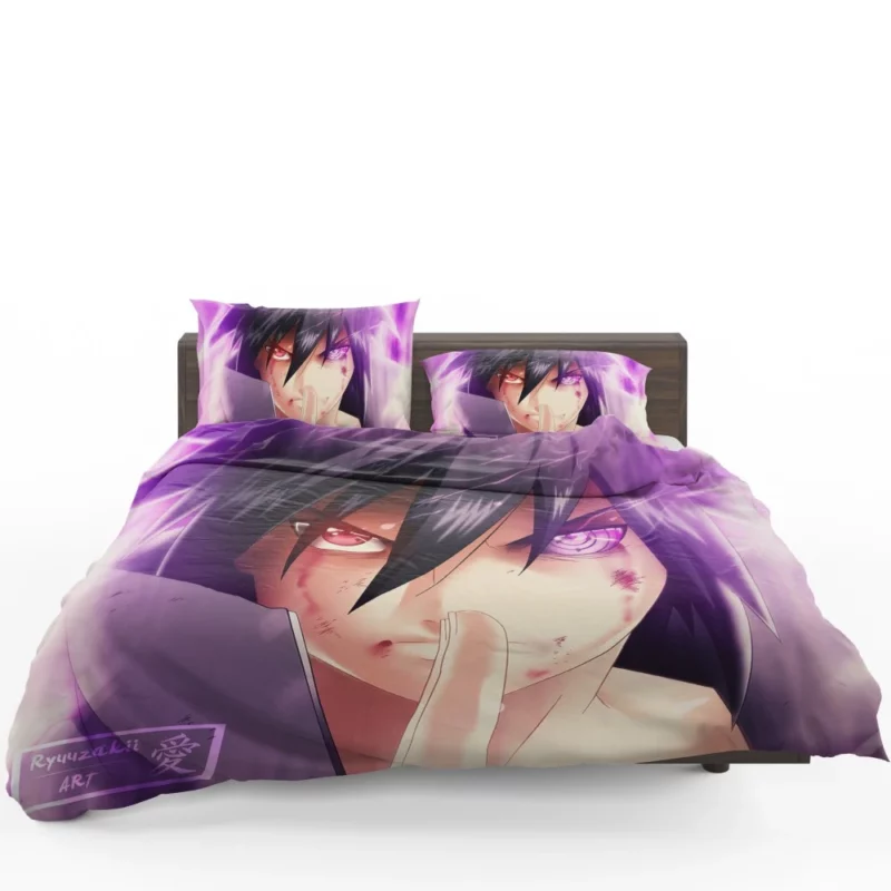 Sasuke Redemption Shinobi Journey Anime Bedding Set