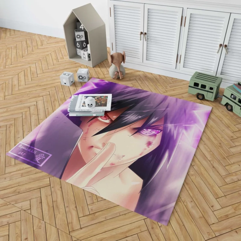 Sasuke Redemption Shinobi Journey Anime Rug 1