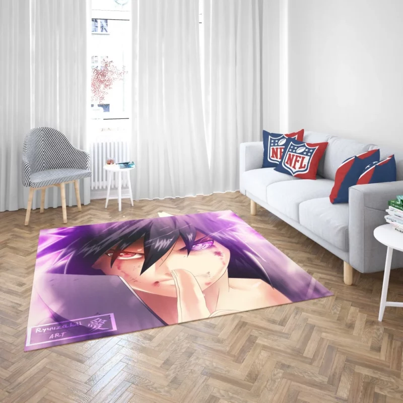 Sasuke Redemption Shinobi Journey Anime Rug 2