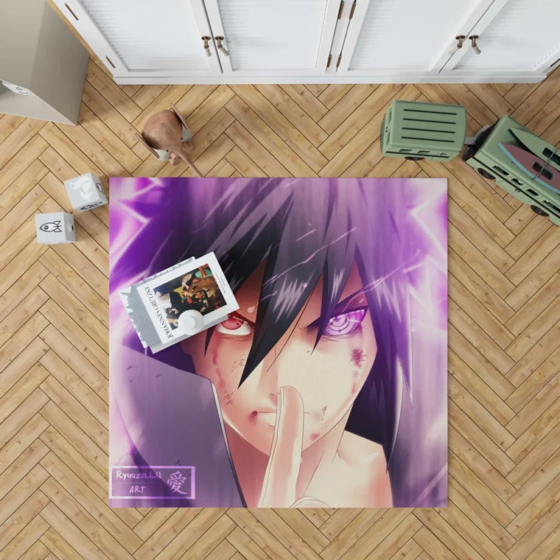 Sasuke Redemption Shinobi Journey Anime Rug