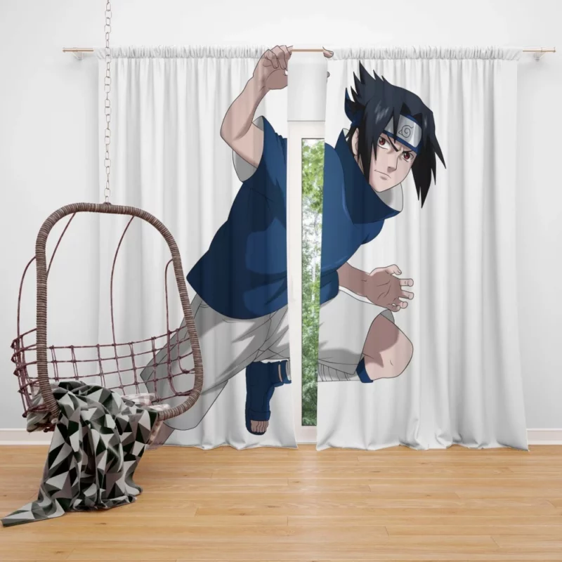 Sasuke Resolve Shinobi Chronicles Anime Curtain