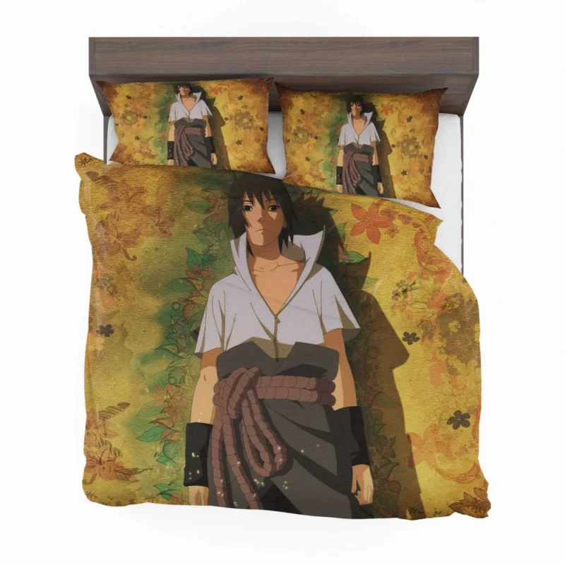 Sasuke Uchiha Heroic Journey Anime Bedding Set 1